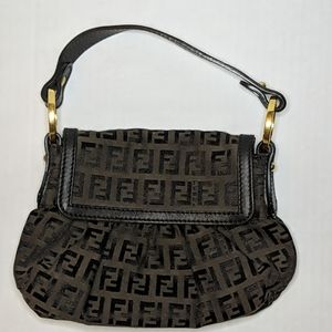 Authentic Fendi Zucca Print Mini Bag